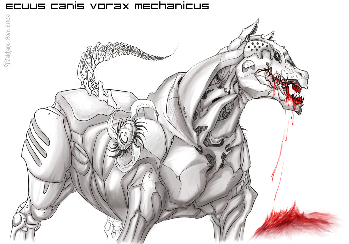 Ecuus Canis Vorax Mechanicus (лат.)